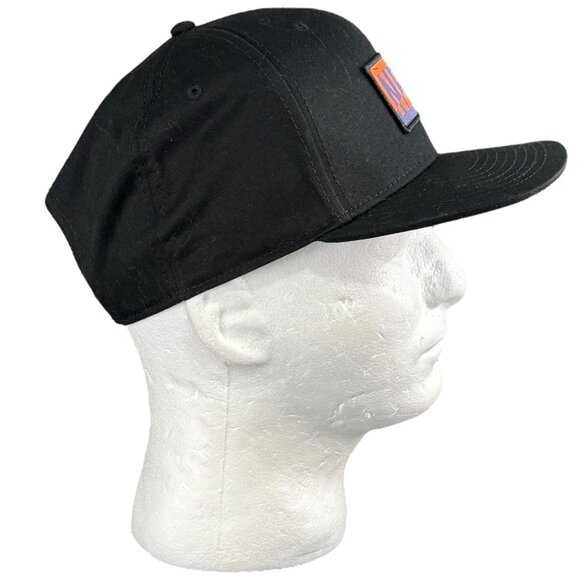 Neff Black Adjustable Snapback Hat With Orange & Purple Logo Patch - Picture 4 of 7